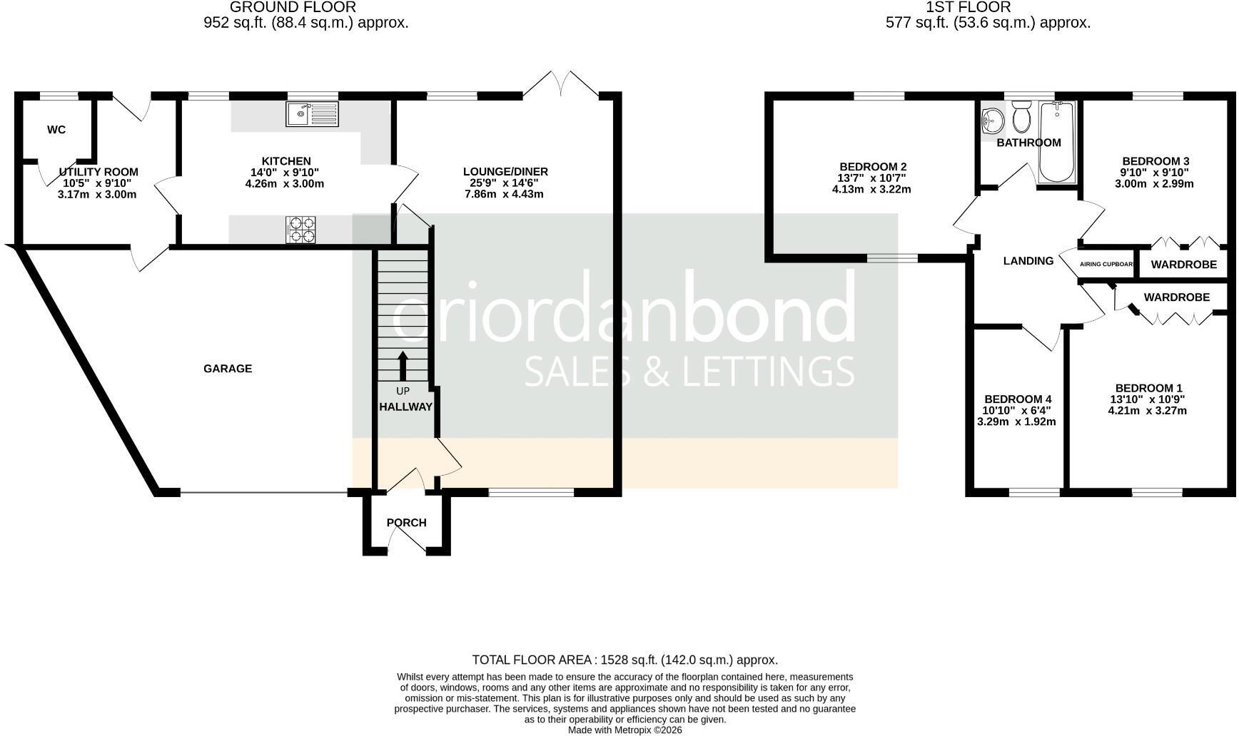 Thruxton Drive, Parklands, Northampton NN3 floorplan