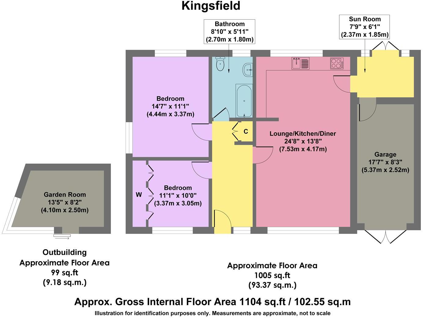 Wyedale Drive, Bakewell floorplan