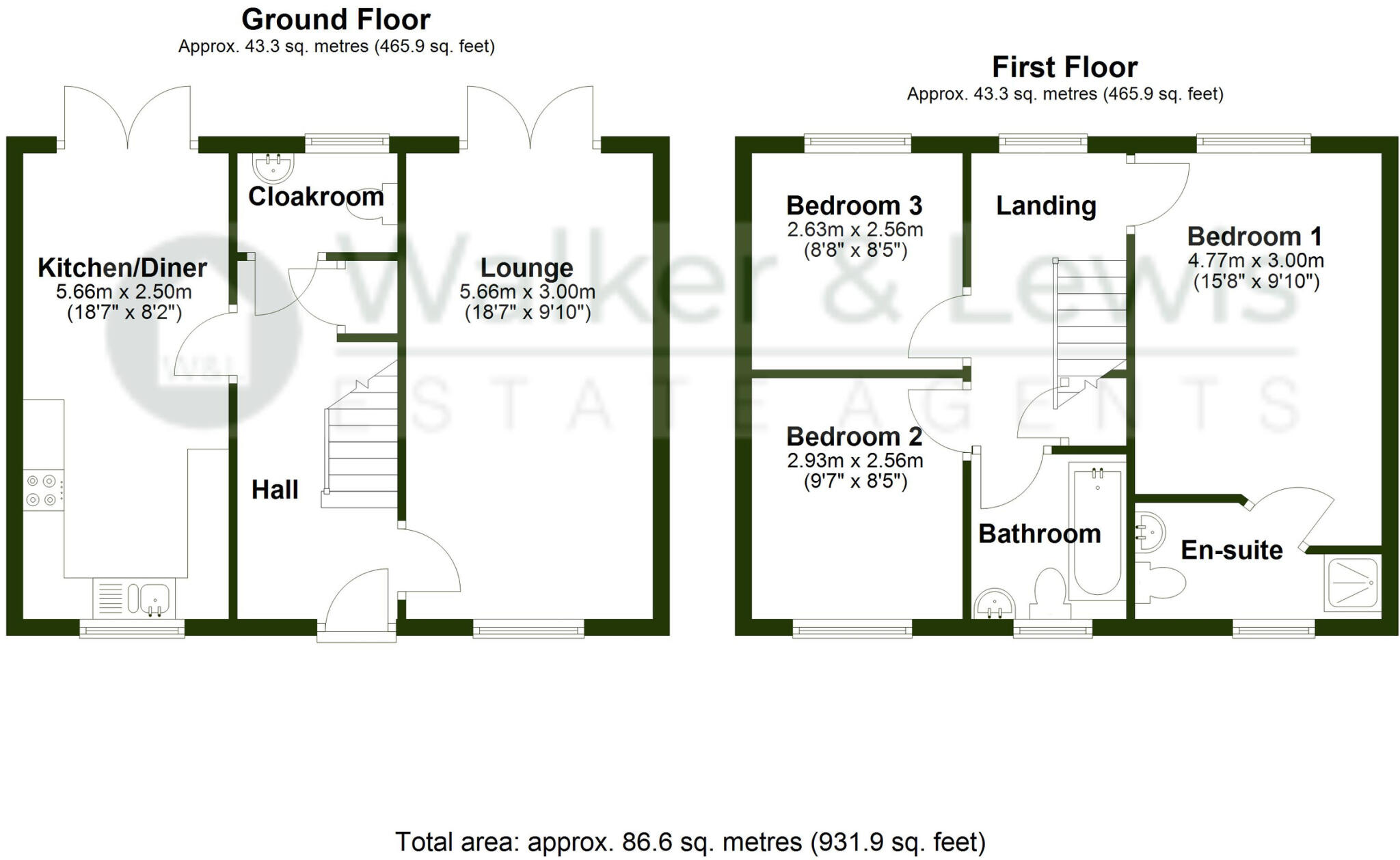 Dyffryn Y Coed, Church Village, Pontypridd floorplan