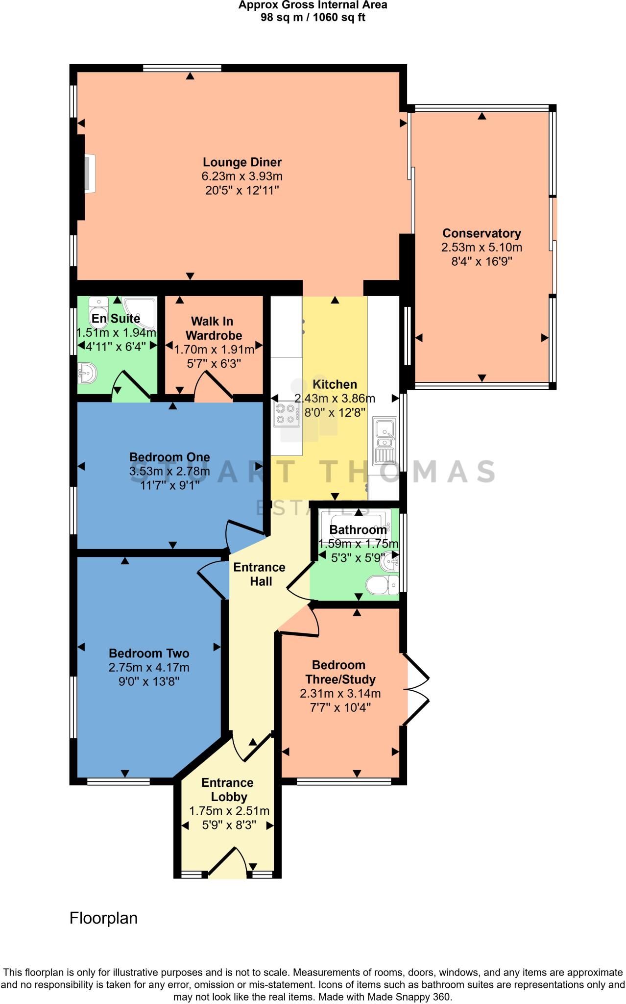 Lynton Road, Hadleigh floorplan