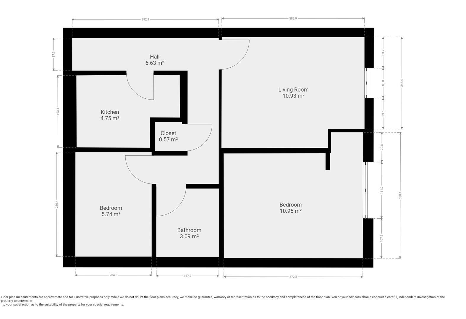 27/28 - Grantavon House - Student Apartment floorplan