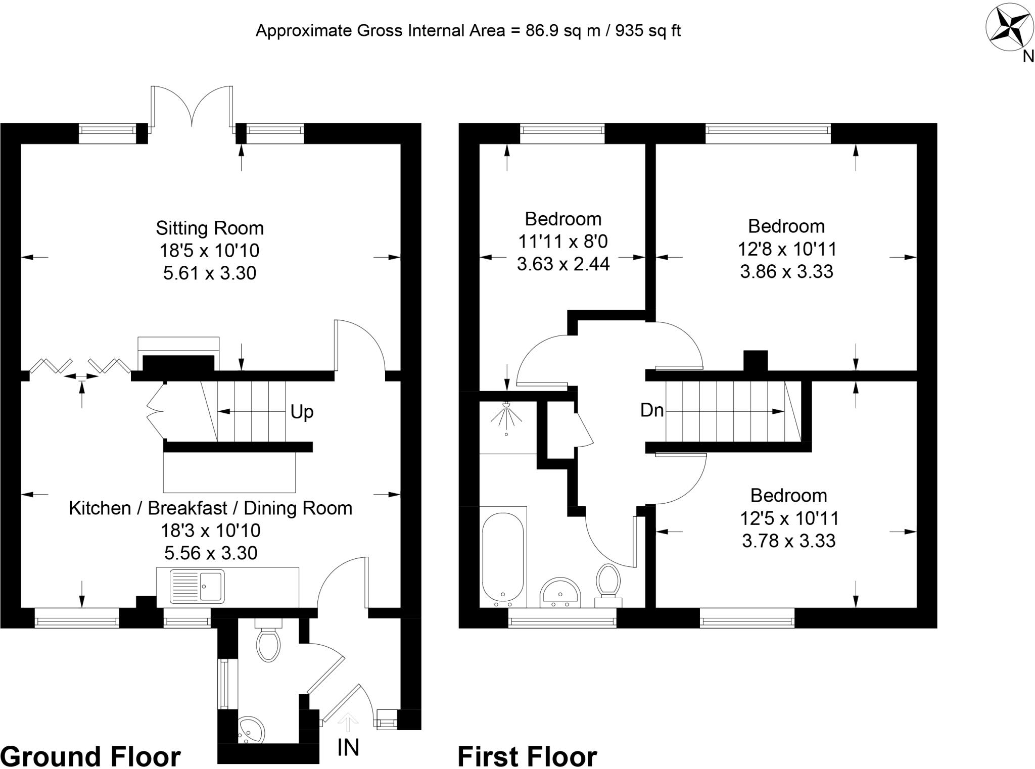 Faraday Road, Stevenage, Hertfordshire floorplan