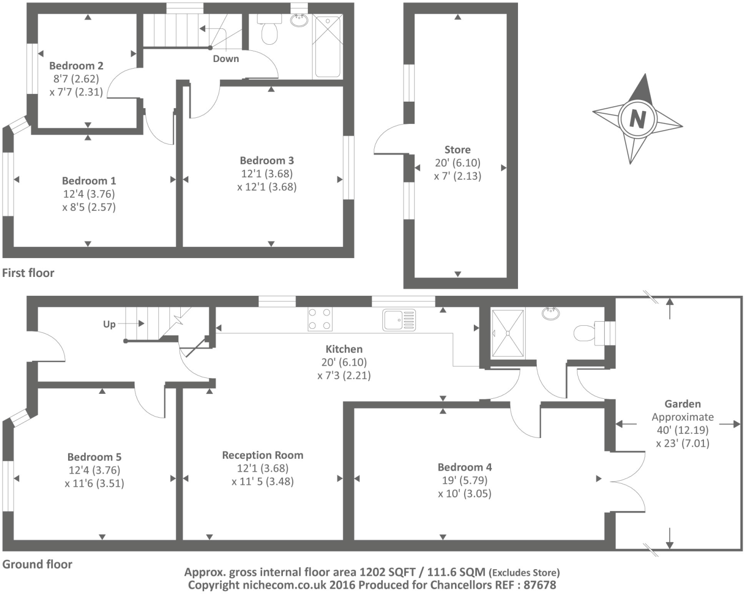 Crowell Road, Oxford, OX4 floorplan