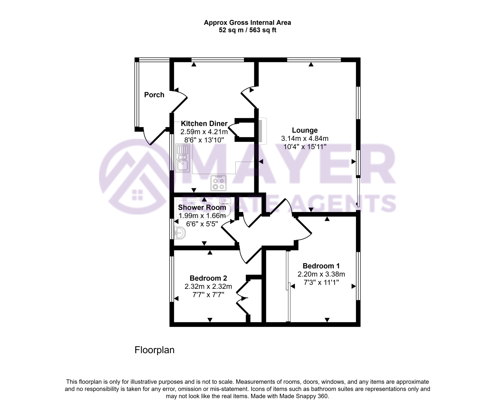 Baytree Close, Glenholt floorplan