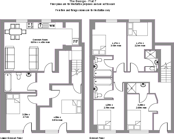 7 The George, George Street, Leamington Spa, Warwickshire floorplan