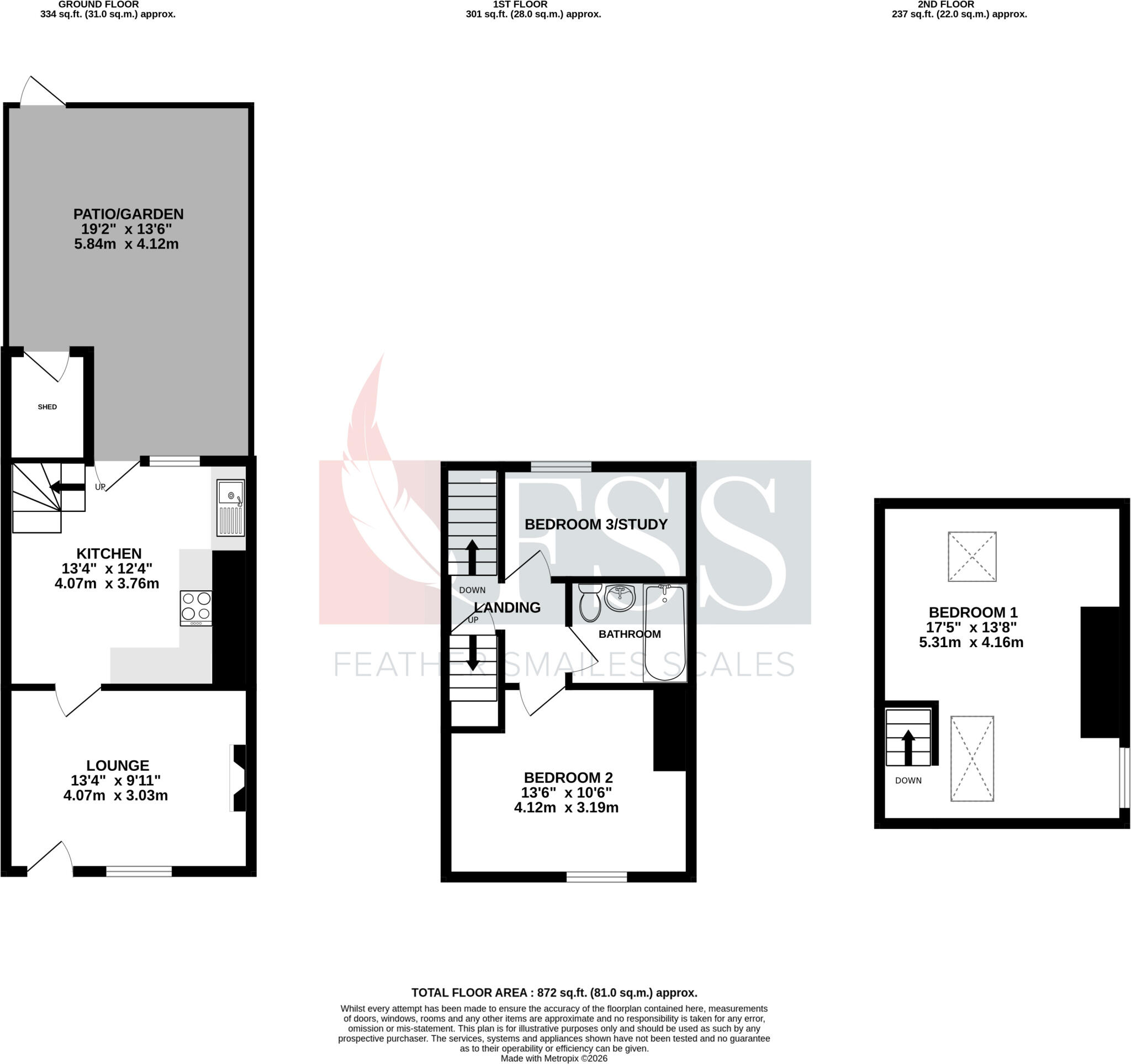 Duncan Street, Harrogate, North Yorkshire, HG1 floorplan