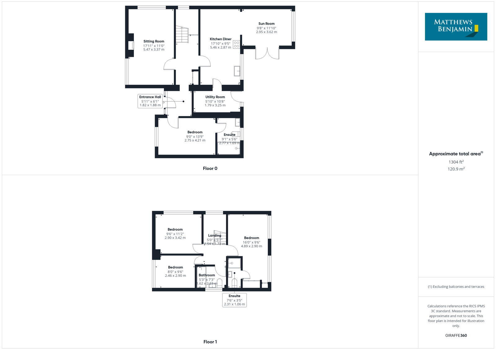 9 St Mary's Park, Windermere, Cumbria, LA23 1AY floorplan
