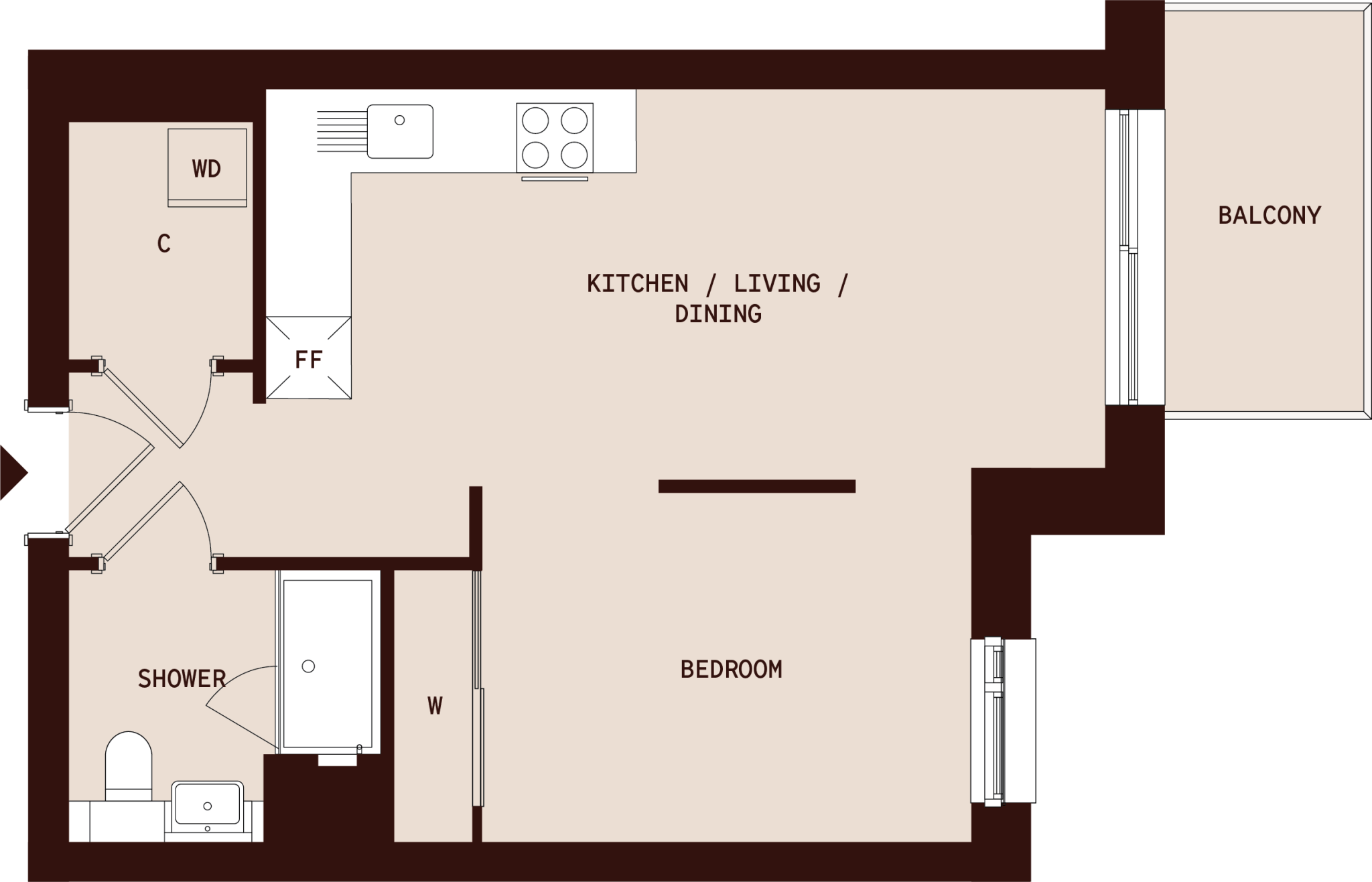 Dovecote House, Beaufort Square, Colindale, NW9 4GG floorplan