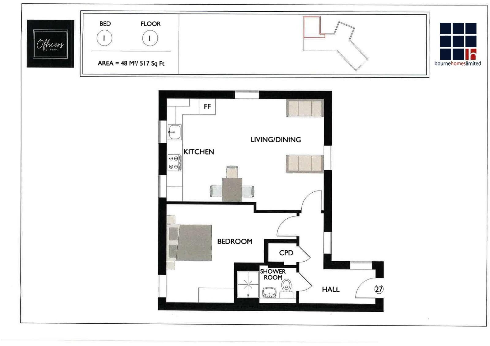 Brunswick Road, Deepcut, Camberley, Surrey, GU16 floorplan