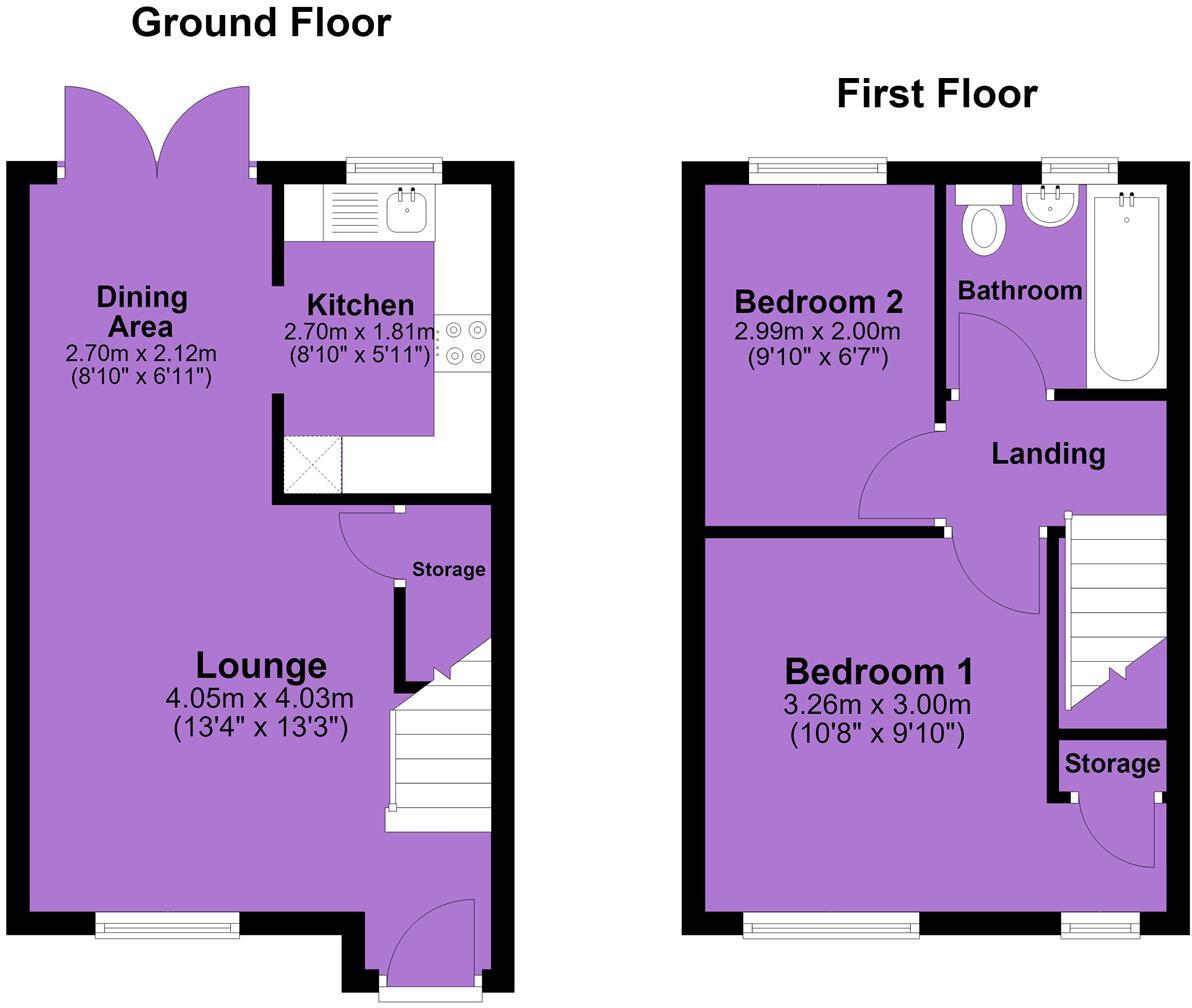 Priory Avenue, Chorlton floorplan