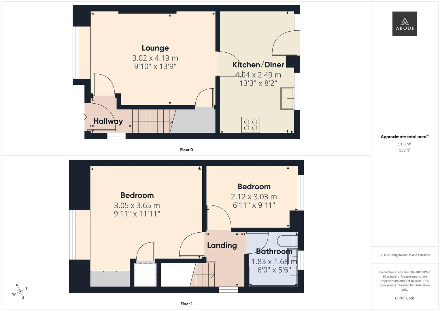 Grissom Close, Stafford, Staffordshire floorplan