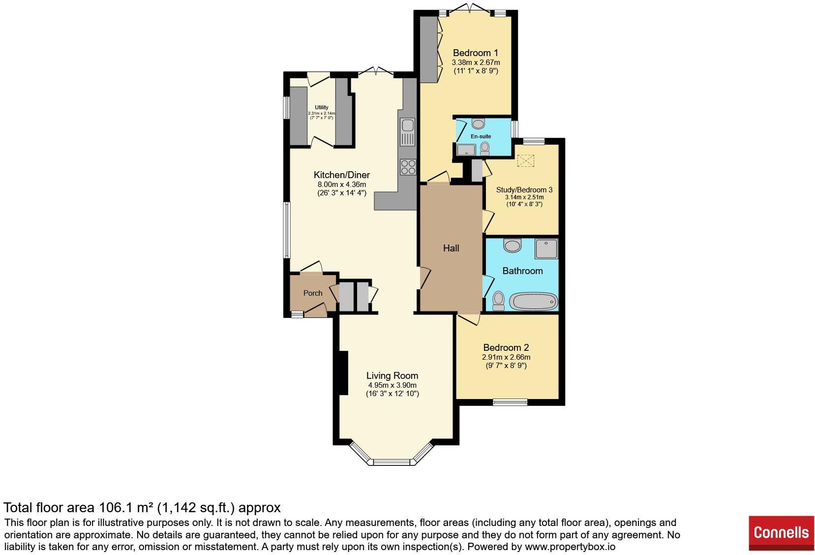 Banbury Close, Swindon floorplan