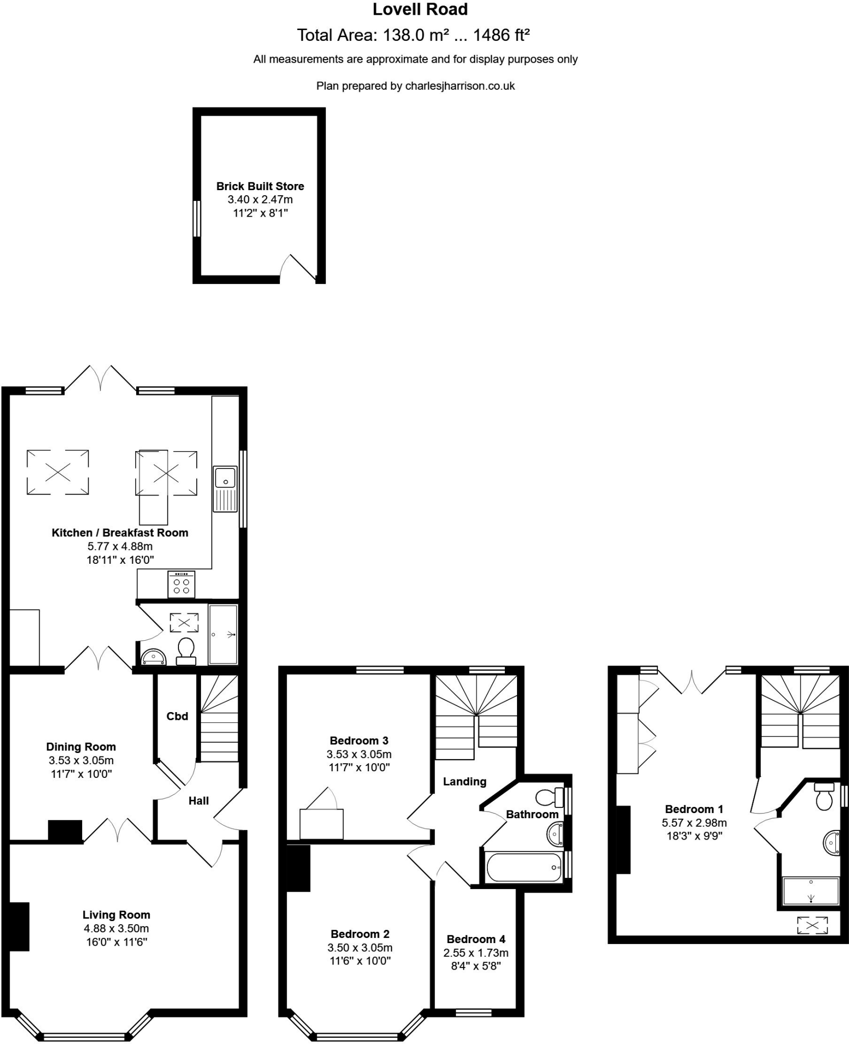 Lovell Road, Cambridge floorplan