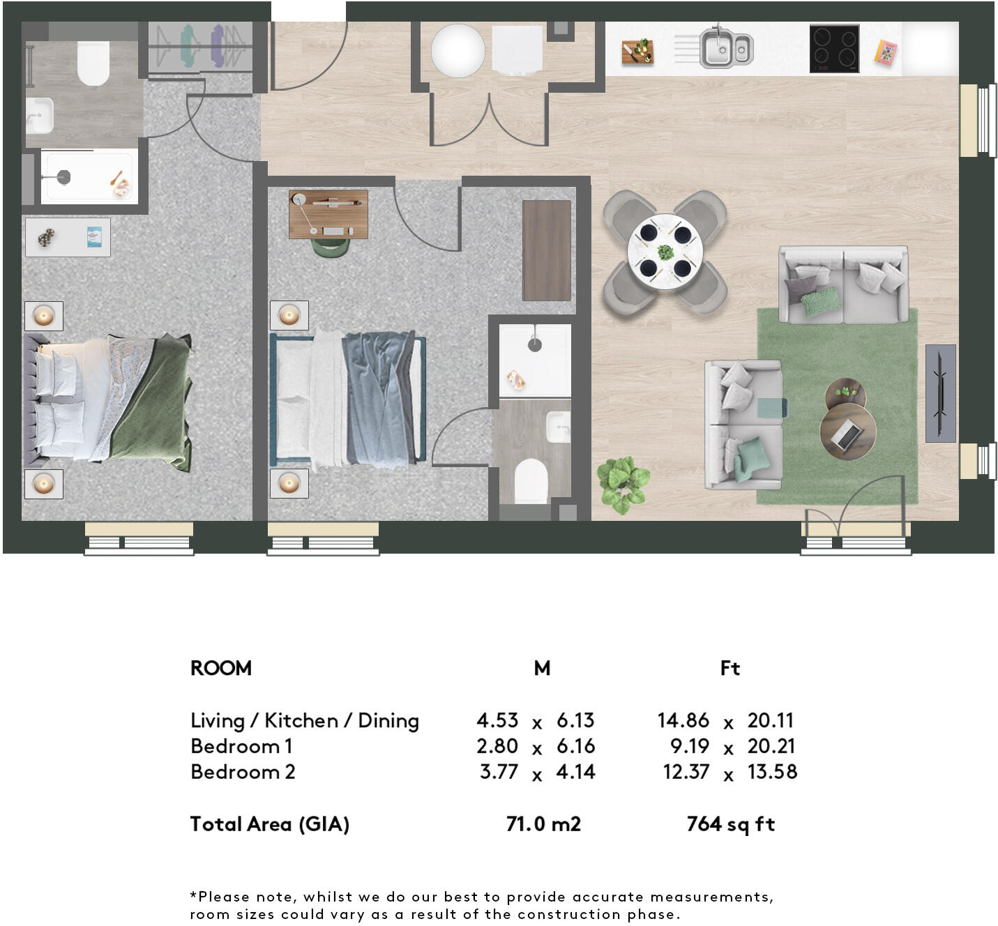 Casa, Abbey Court, Kirkstall, Leeds, LS5 floorplan