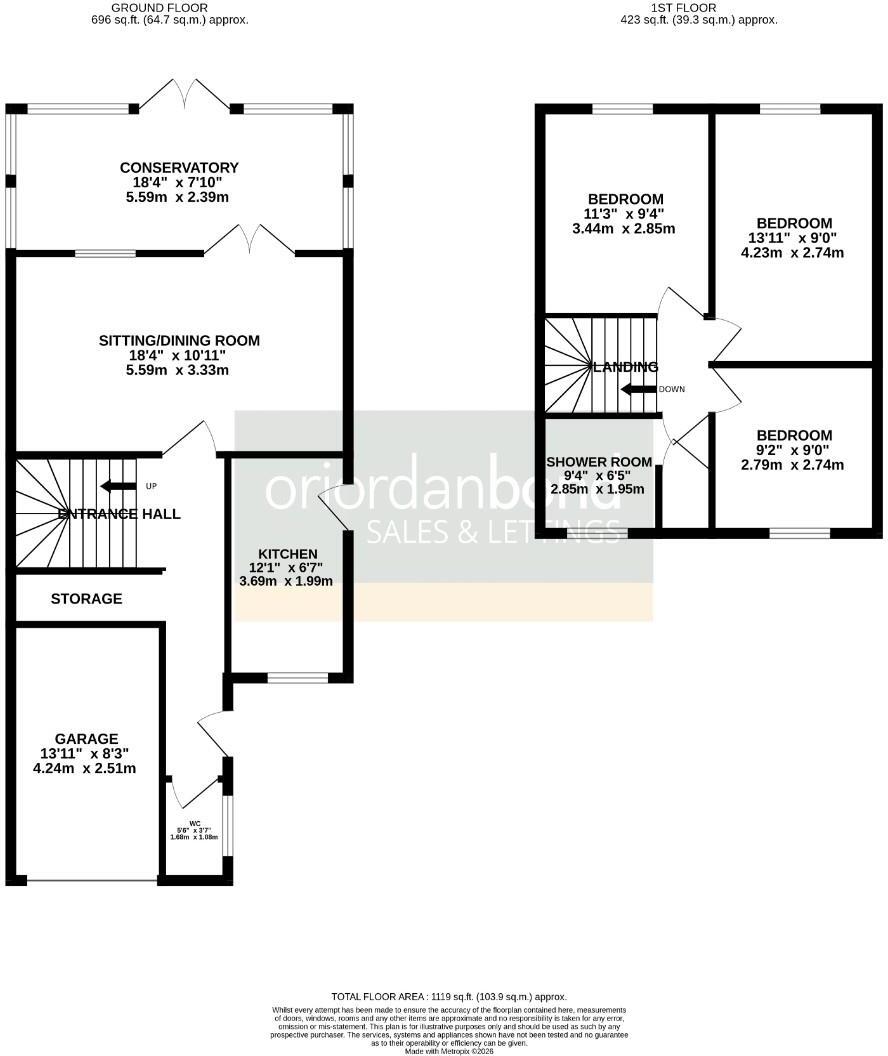 Shelford Close, The Glades, Northampton NN3 floorplan