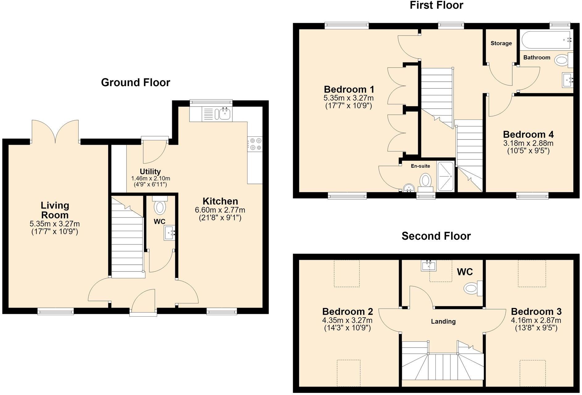 Hansel Close, Peterborough, PE2 floorplan