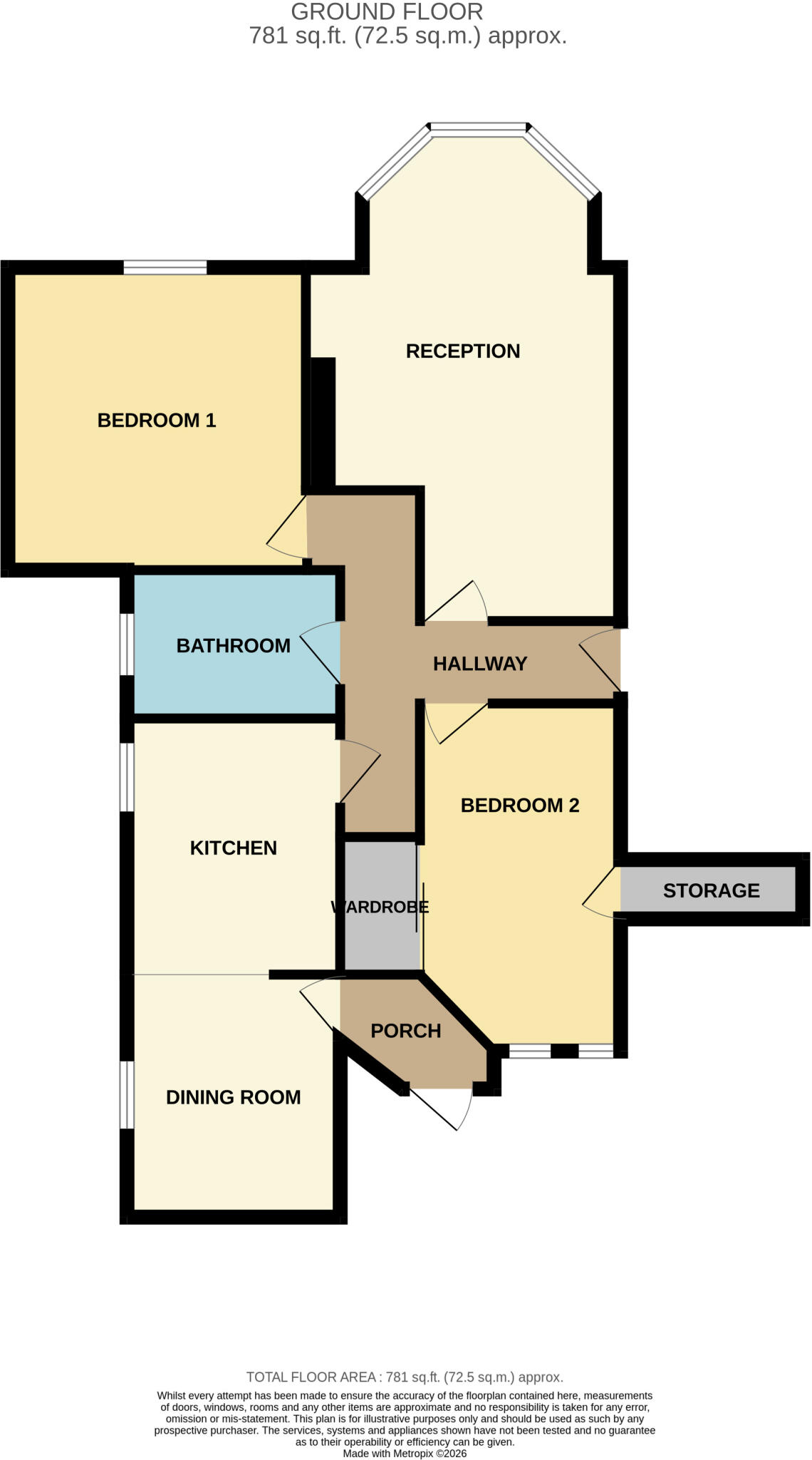 Alumhurst Road, Bournemouth, Dorset, BH4 floorplan