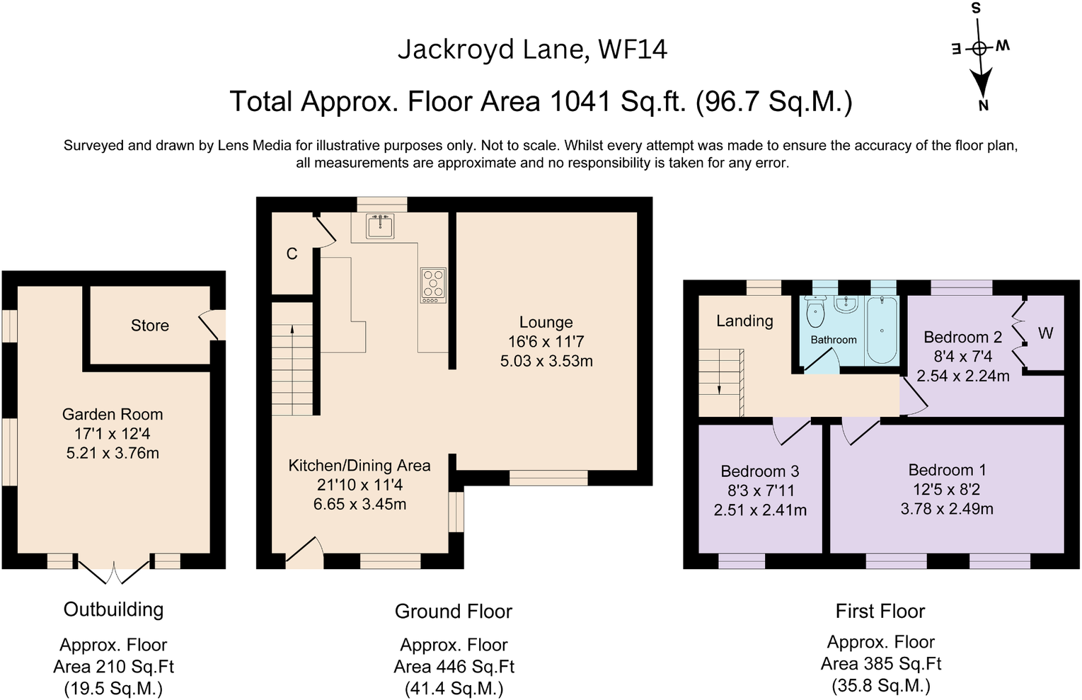 19, Jackroyd Lane, Upper Hopton, Mirfield, WF14 floorplan