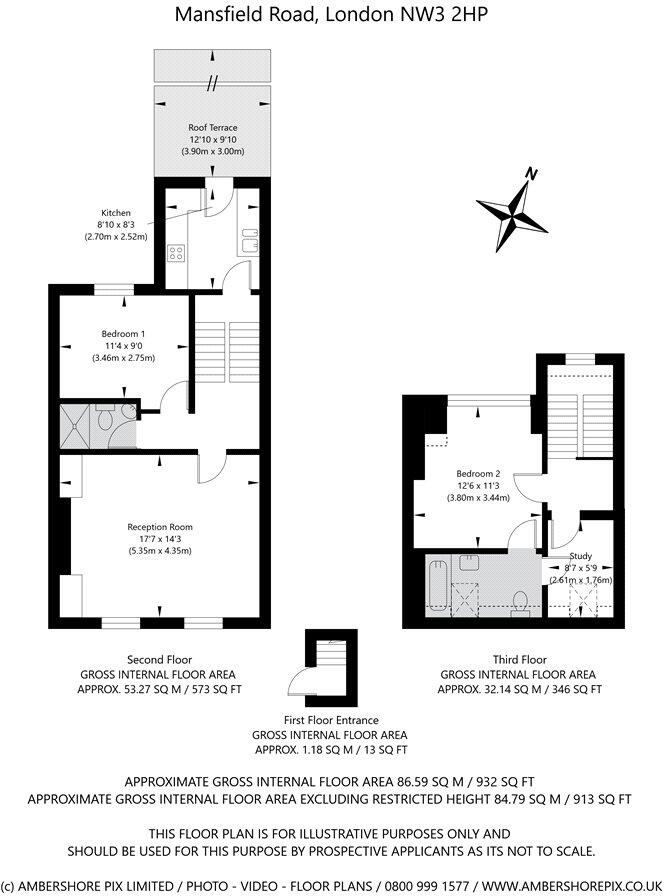 Mansfield Road, London, NW3 floorplan