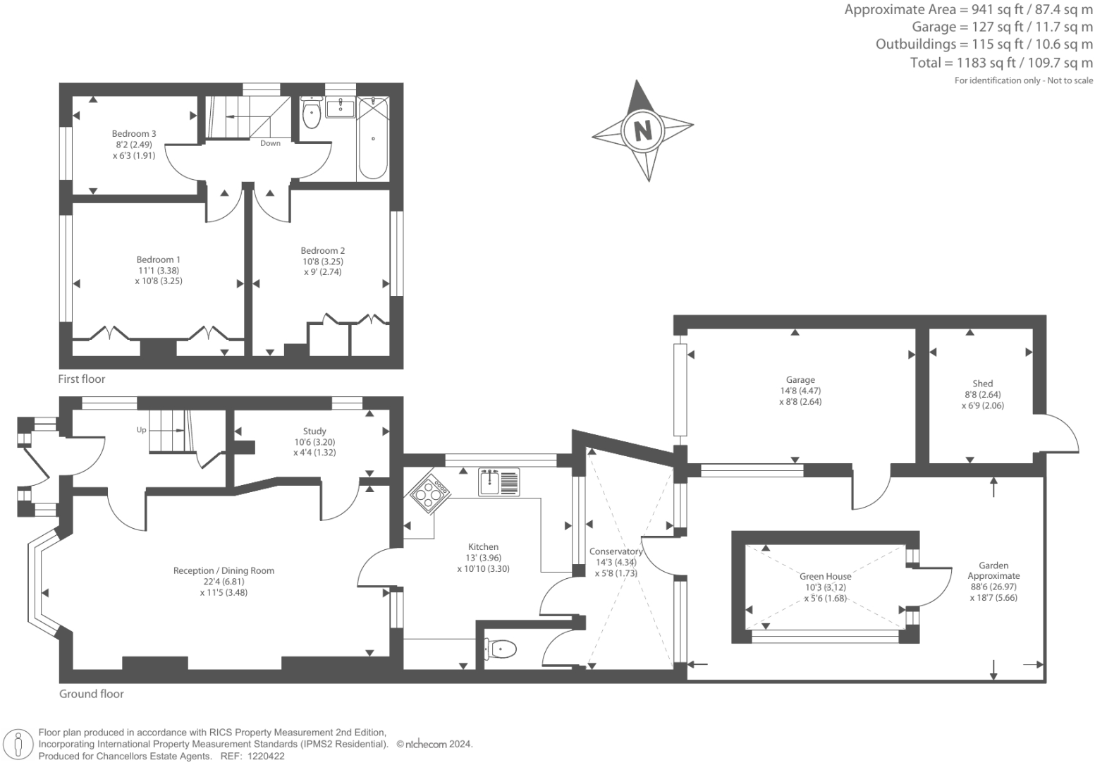 Woodstock, Oxfordshire, OX20 floorplan
