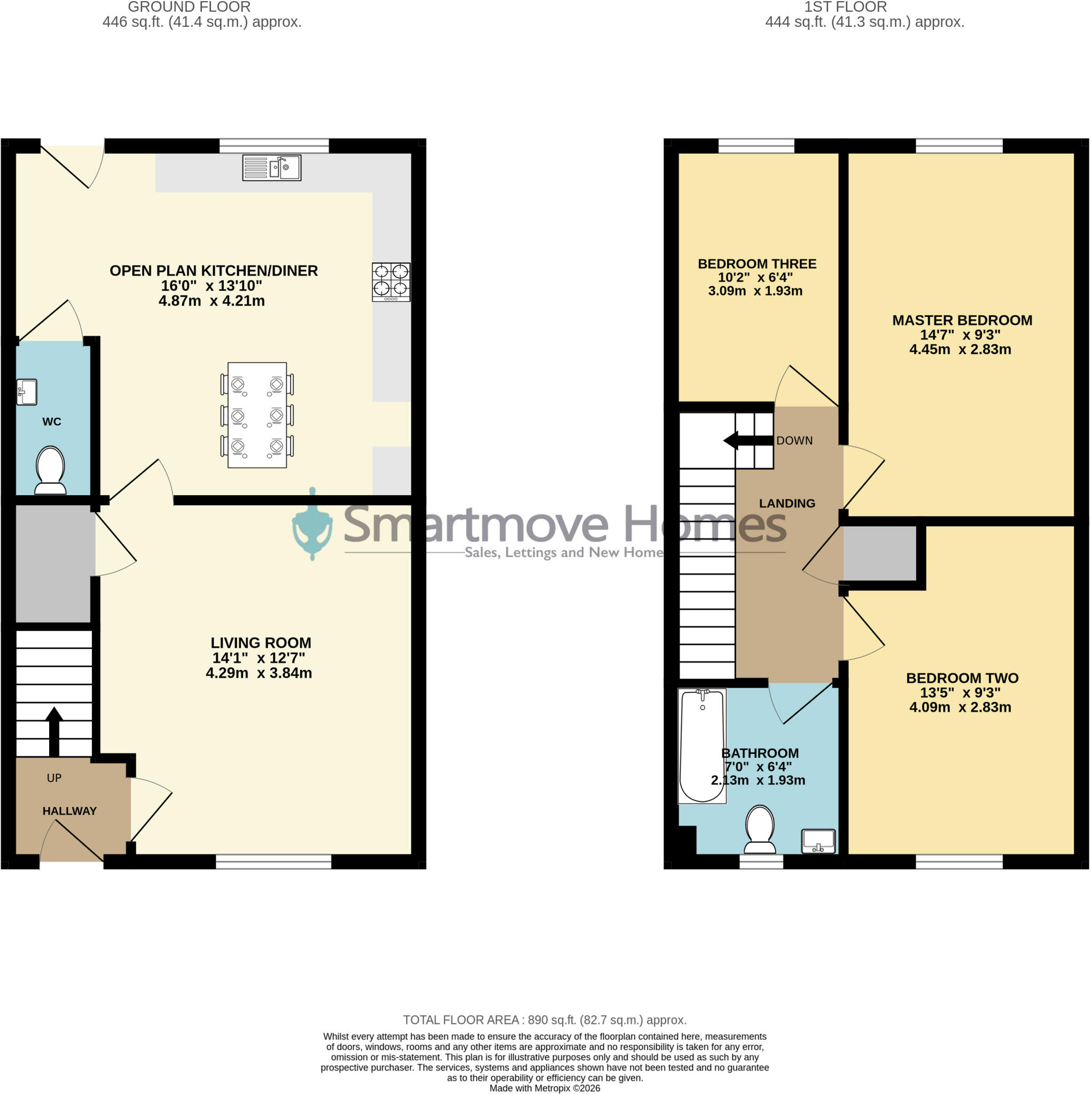 Wootton Close, Leabrooks floorplan