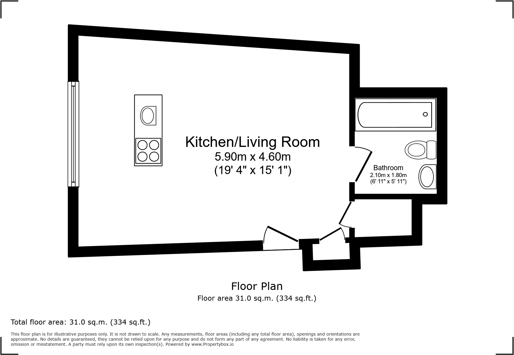 Blonk Street, Sheffield, S3 floorplan