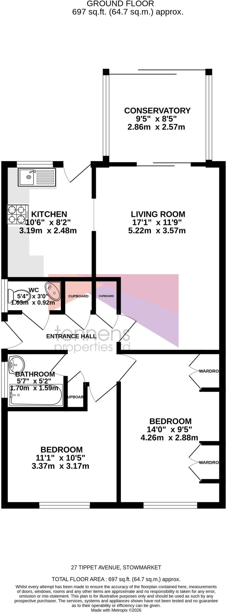 Tippett Avenue, Stowmarket floorplan