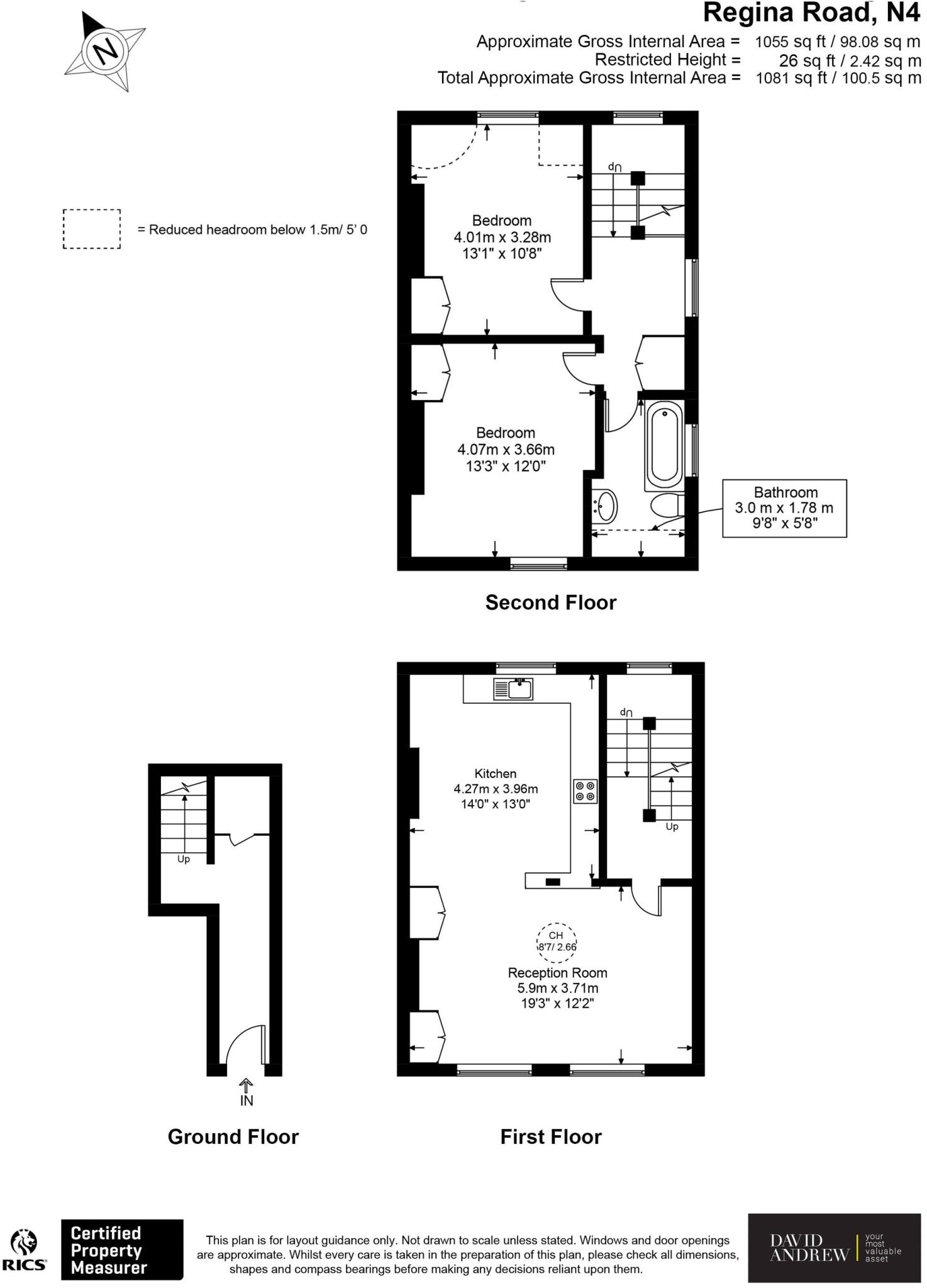 Regina Road, London, N4 floorplan