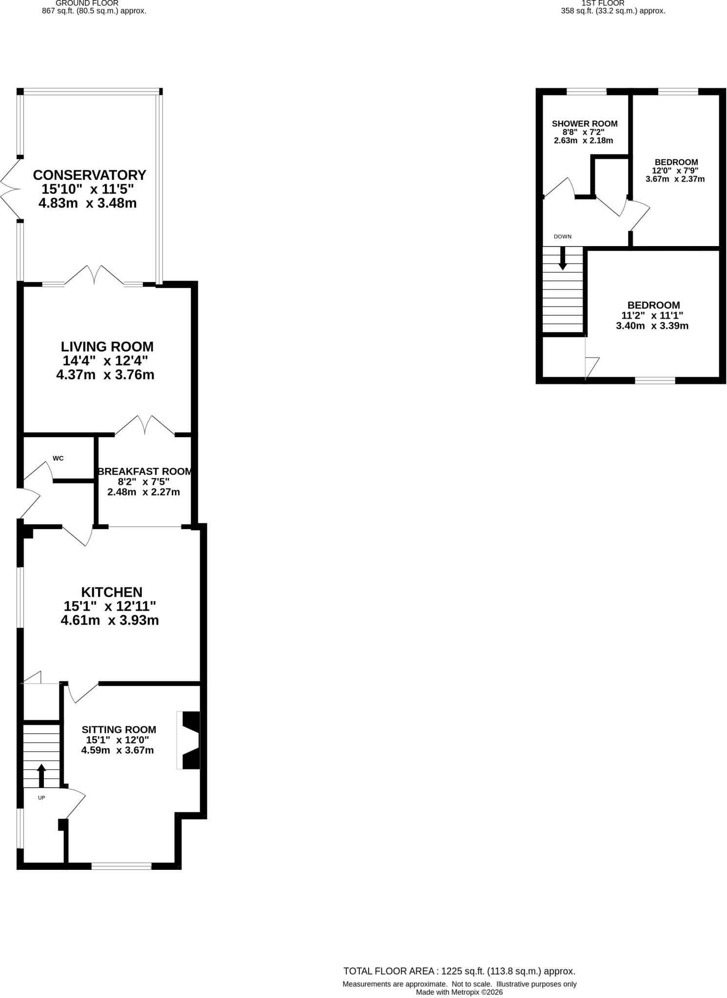 20 Norwich Road, Bawdeswell, Dereham, Norfolk NR20 4RZ floorplan