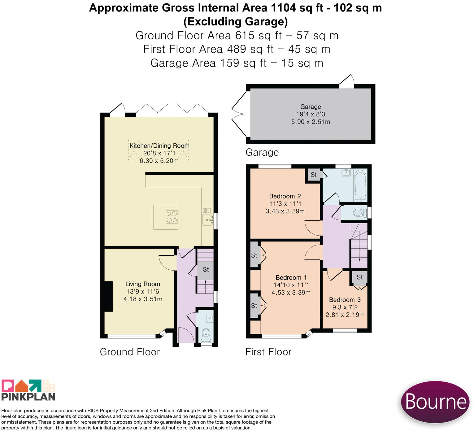 Riverside Close, Farnborough, Hampshire, GU14 floorplan