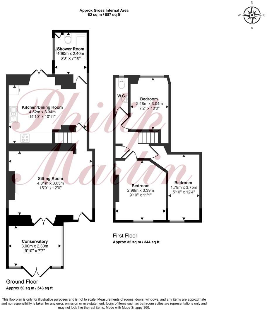 Pauls Terrace, Truro floorplan