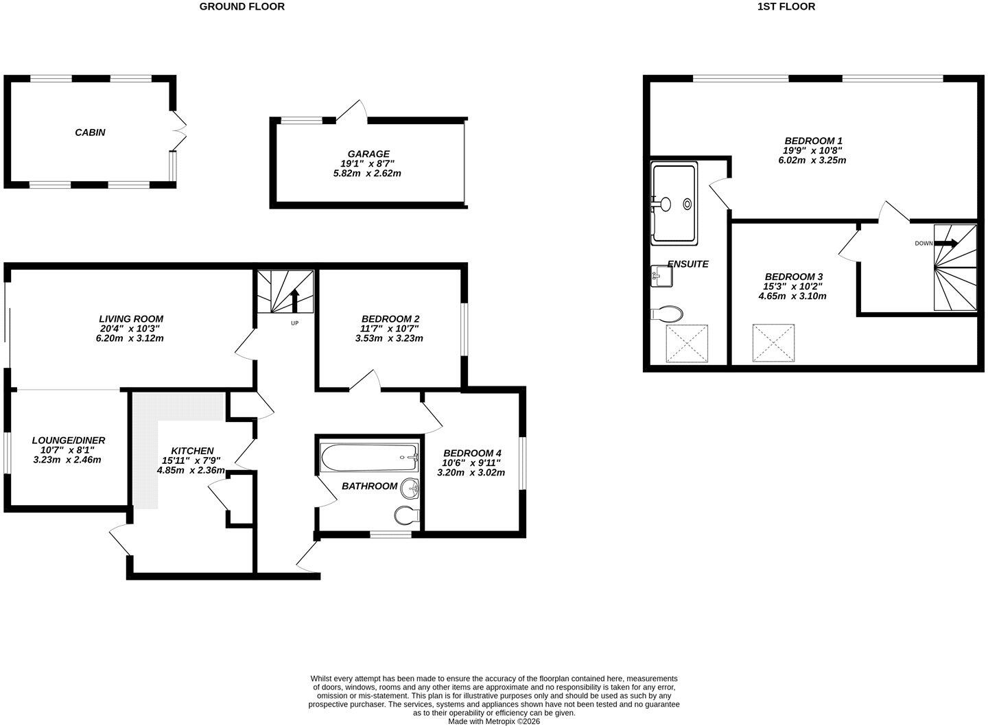 Pierrefondes Avenue, Farnborough, Hampshire, GU14 floorplan