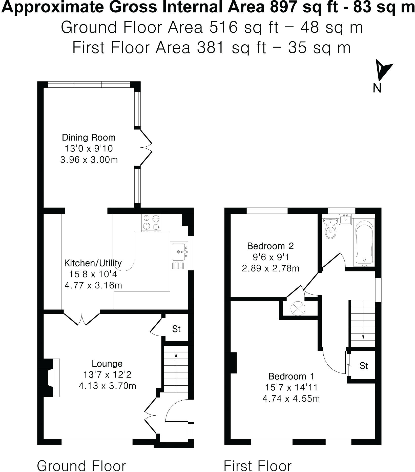 Greenfields Avenue, Alton, Hampshire floorplan