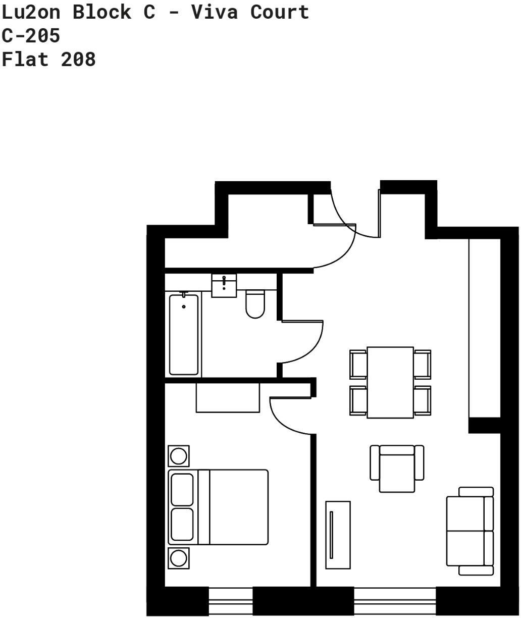 Kimpton Road, Luton, Bedfordshire, LU2 floorplan