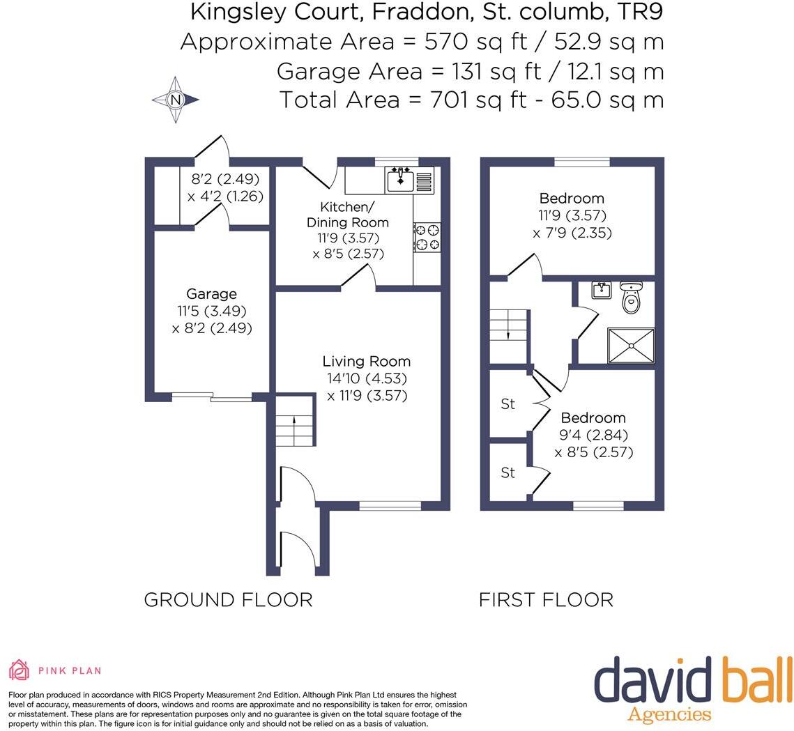 Kingsley Court, Fraddon, St. Columb floorplan