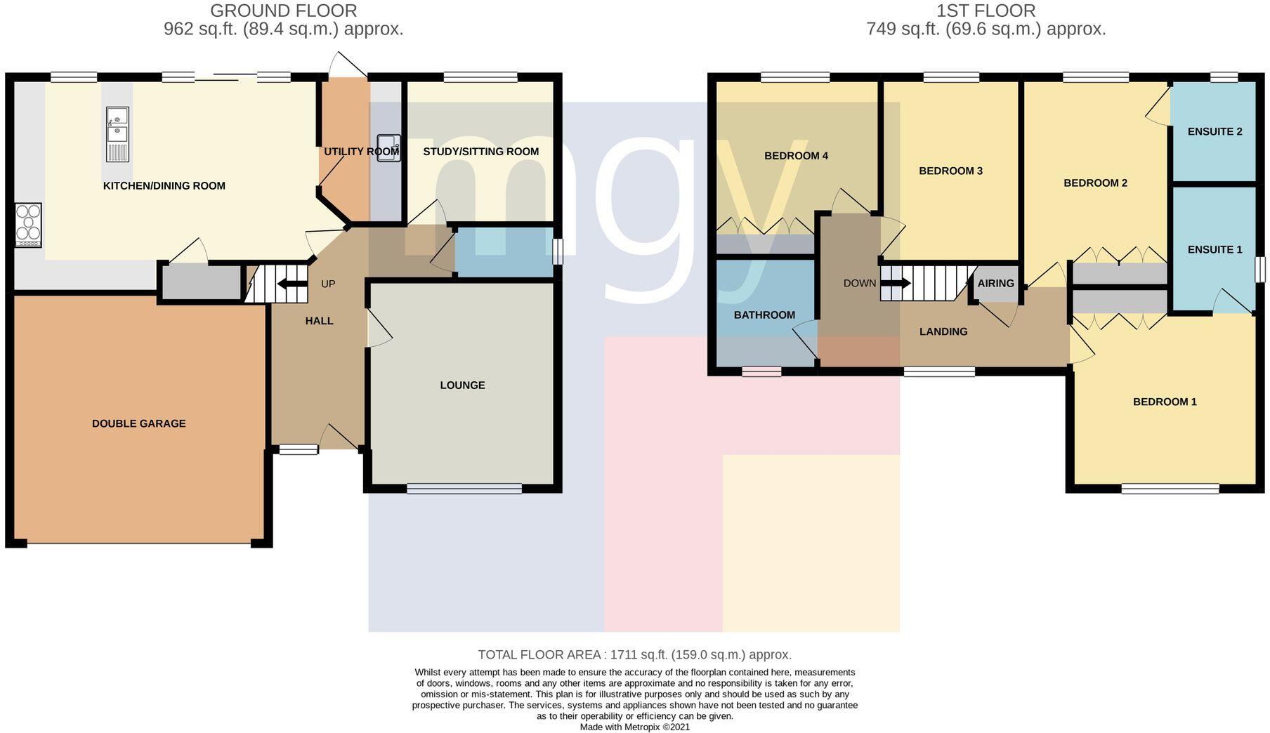 Clos Goch, Pentyrch, CF15 floorplan