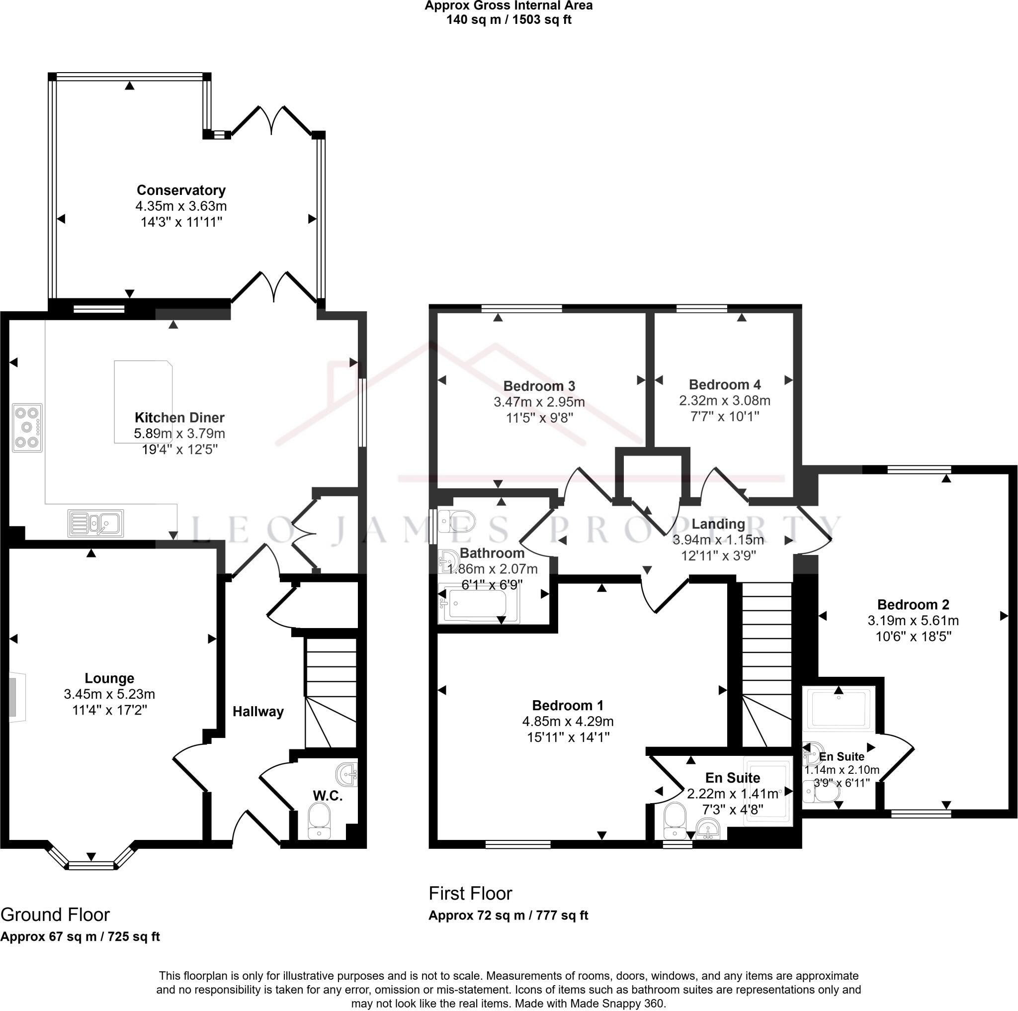 Haroldgate, Whitchurch floorplan