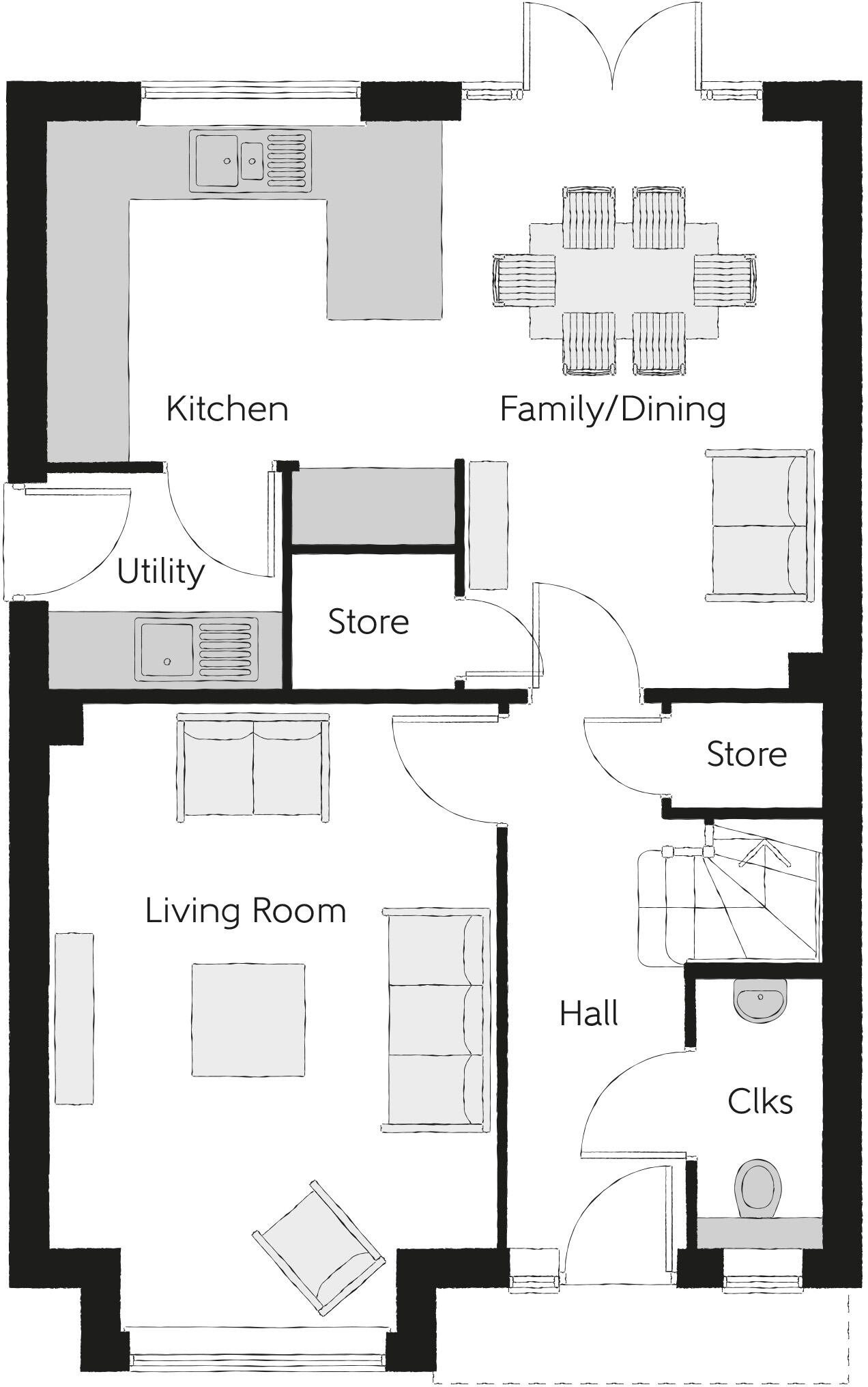 Oundle Road, Peterborough, 
PE7 3UP floorplan