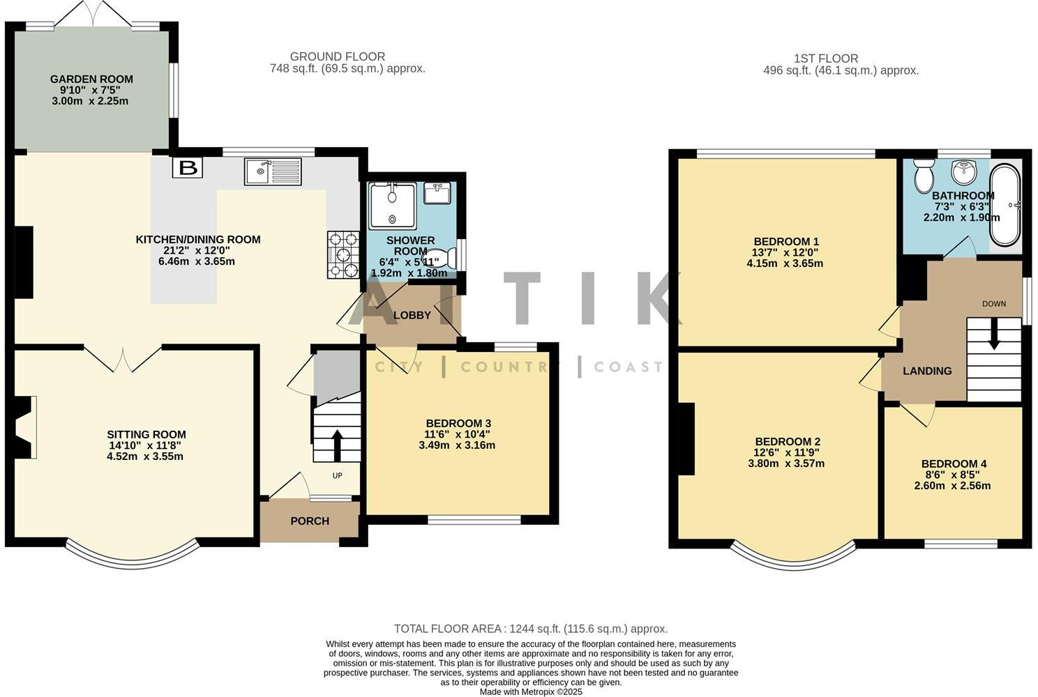 Upper Avenue, Halesworth floorplan