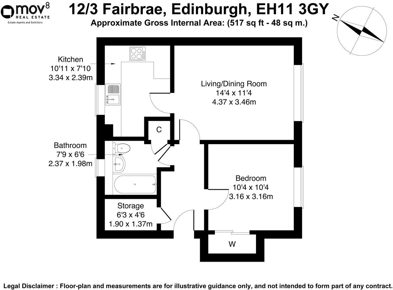 Fairbrae, Edinburgh, EH11 floorplan
