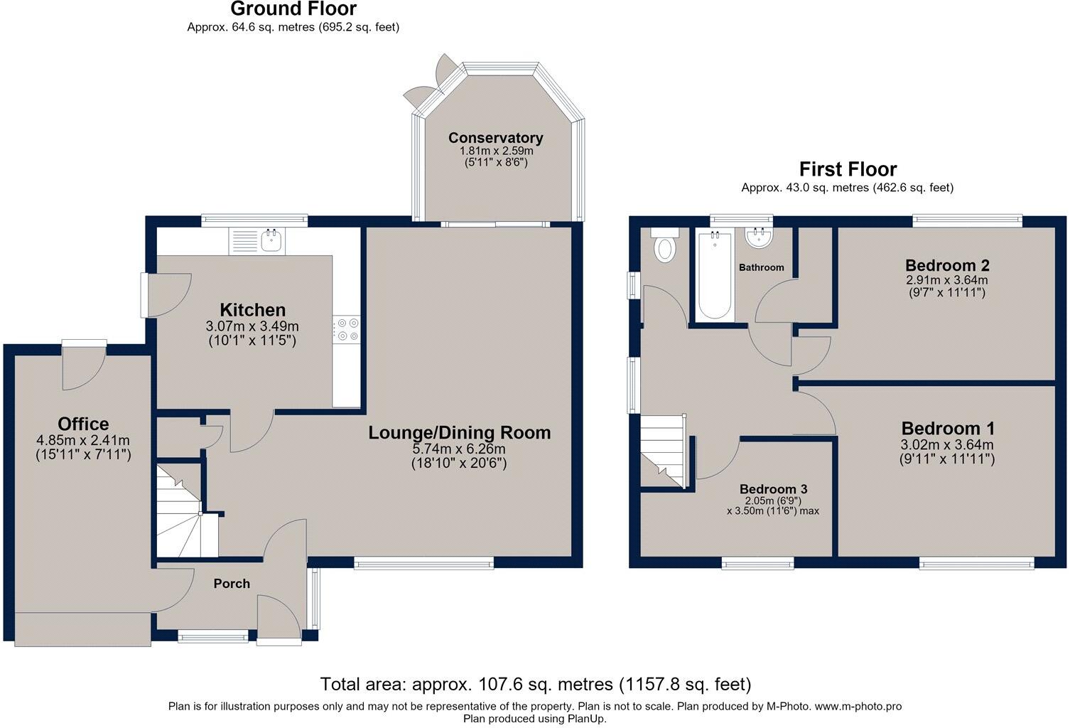 Drapers Close, Warmington, Northamptonshire, PE8 floorplan