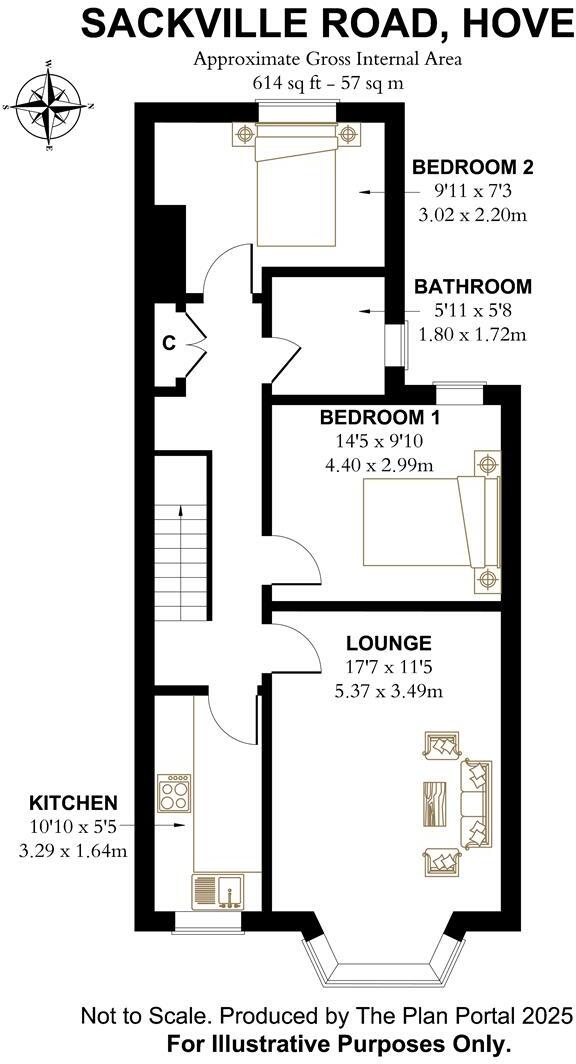 Sackville Road, Hove floorplan