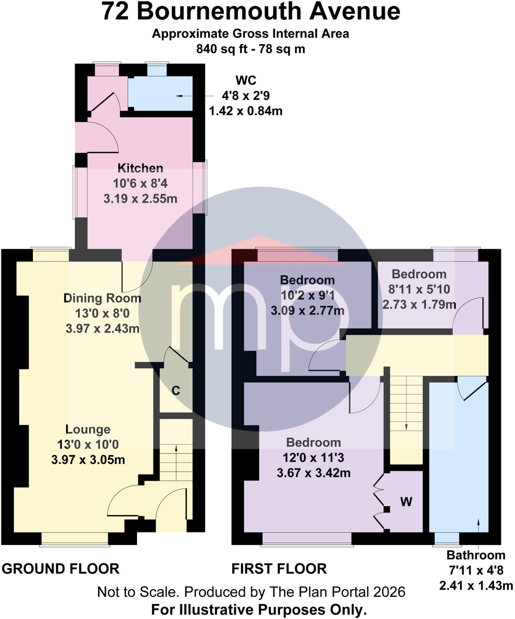 Bournemouth Avenue, Middlesbrough, TS3 floorplan