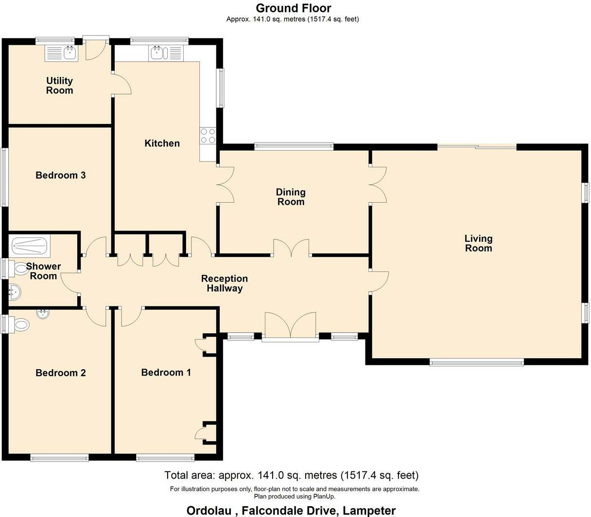 Falcondale Drive, Lampeter floorplan