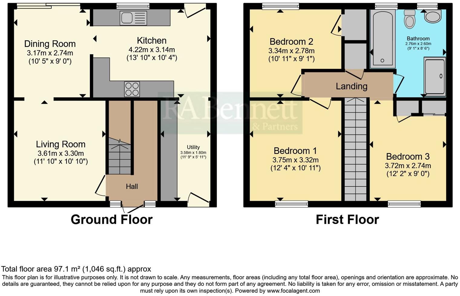 Oatfield Road, Frampton on Severn, Gloucester, Gloucestershire, GL2 floorplan