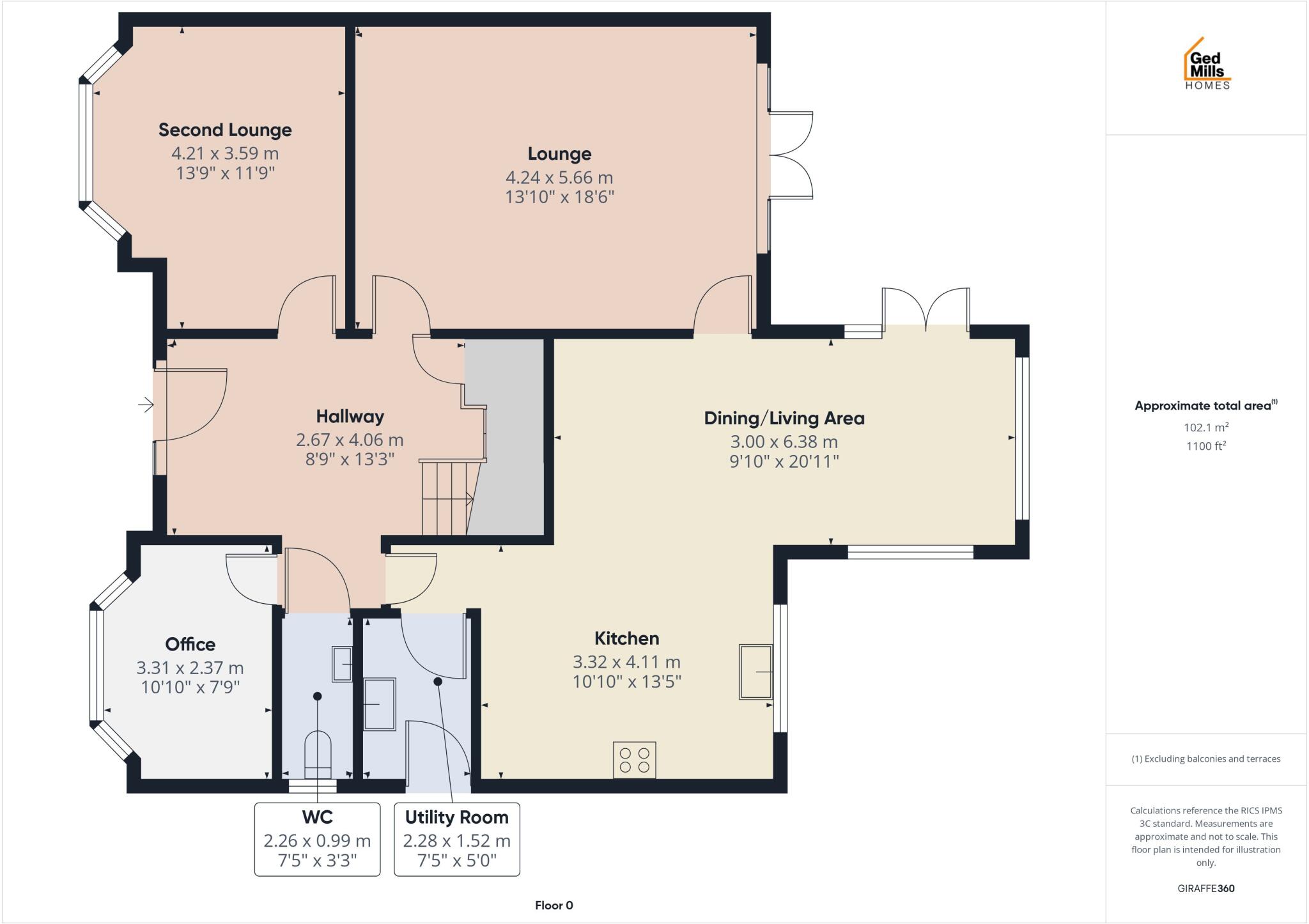 Portland Close, Thornton/Cleveleys  floorplan