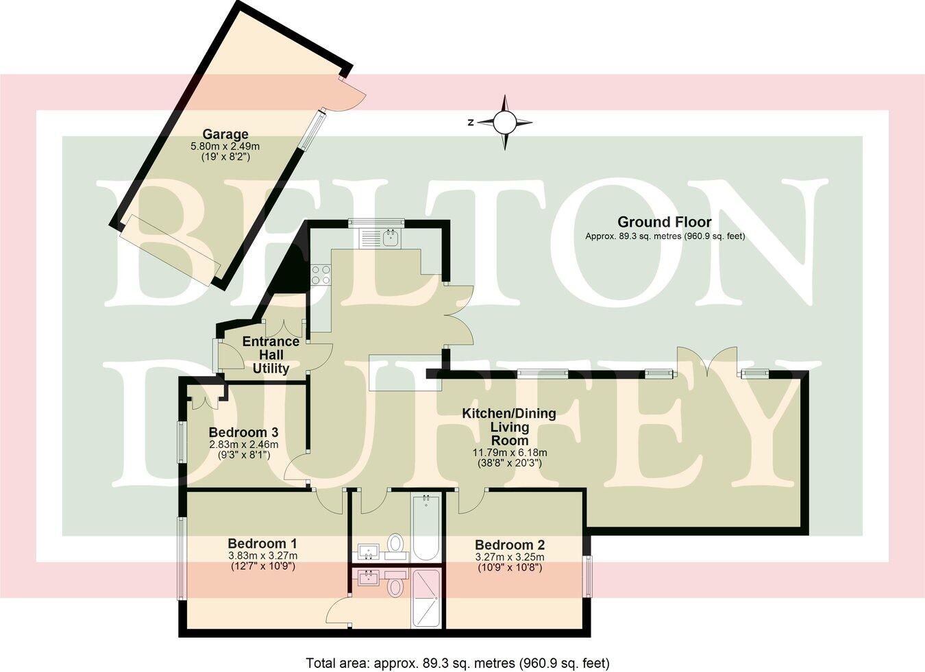 North Park, Fakenham, NR21 floorplan