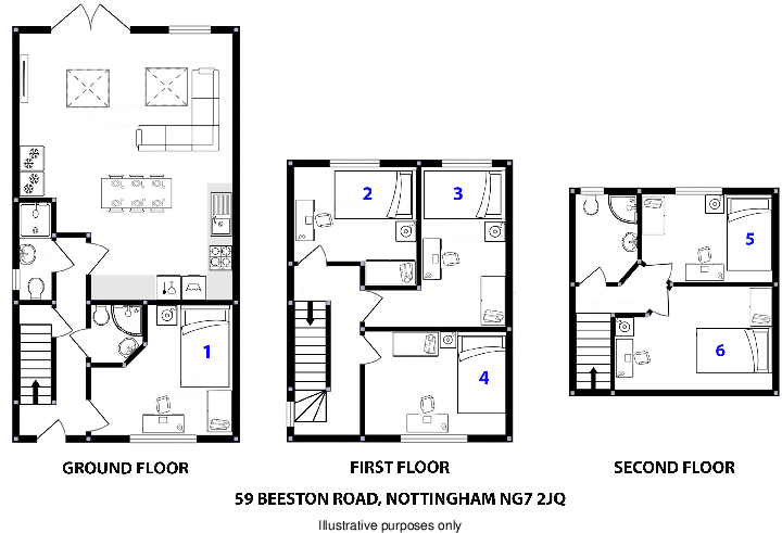 Beeston Road, Nottingham, Nottingham City floorplan