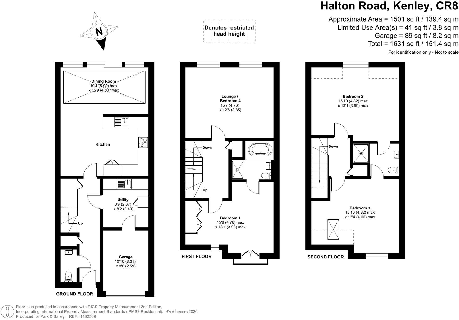 Halton Road, Kenley, CR8 floorplan