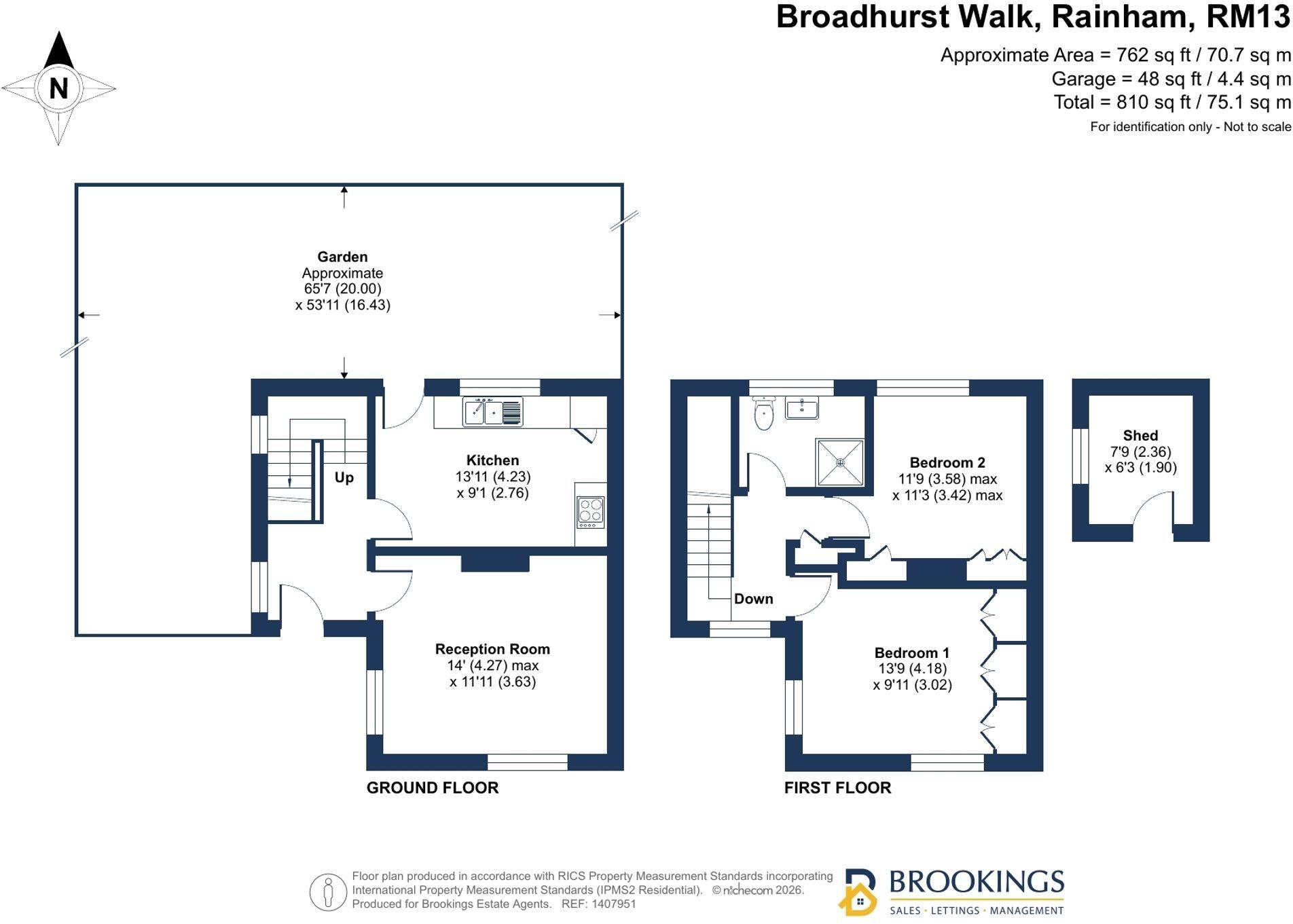 Broadhurst Walk, Rainham, RM13 floorplan